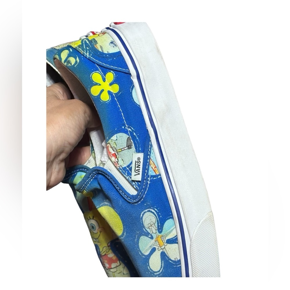 Vans X Spongrbob Collab Slide On Sneaker 8.5 Men’s OR 10 Women Release Box I - Picture 8 of 16